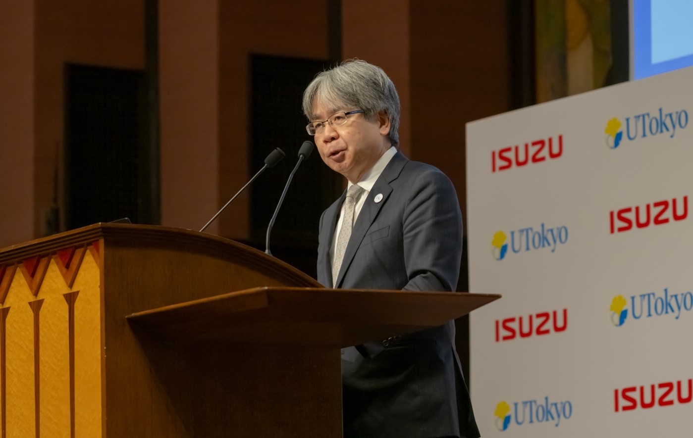 Dean Kato talks about the significance of establishing the Transport Innovation Research Center
